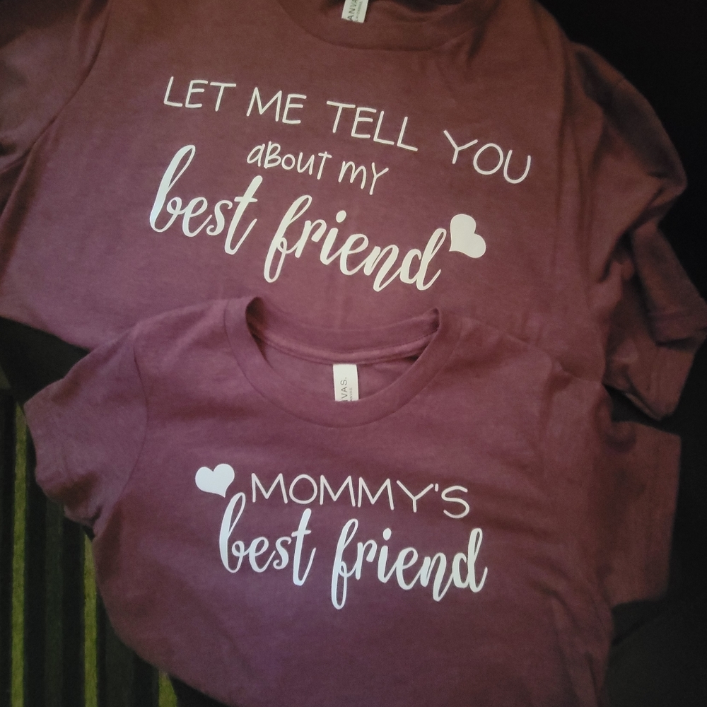 Mother and daughter tops